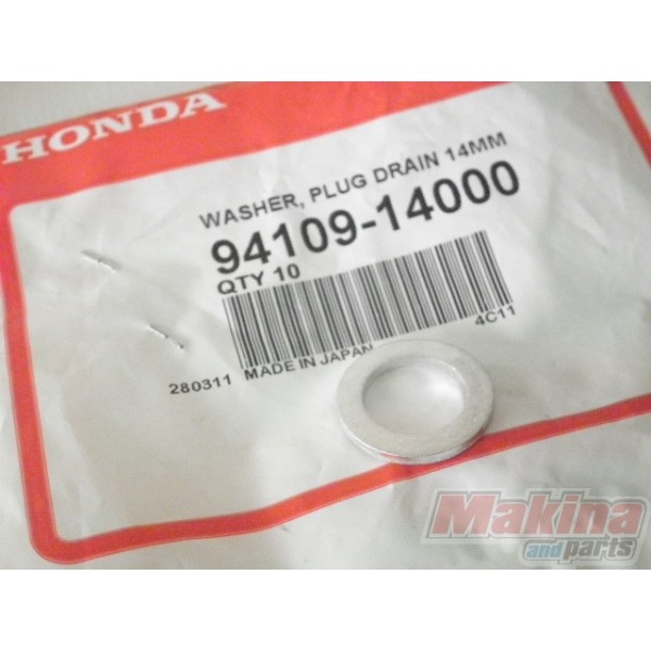 Honda oil drain plug washer size #7