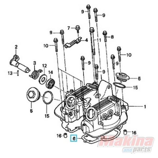 Honda xr 250 head gasket #4