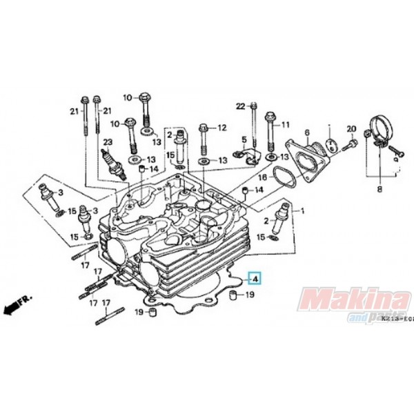 Honda xr 250 head gasket