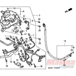 44830KGF900 Ντίζα Κοντέρ Honda NES-150 PS-150