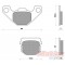 37-106002 ProX Rear Brake Pads Suzuki RM 80-85