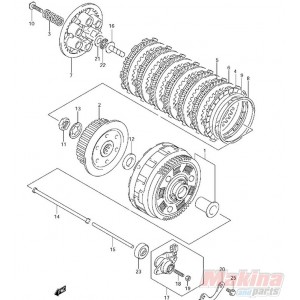 2144129F10  Δίσκος Συμπλέκτη Φίμπερ Suzuki SV-650 