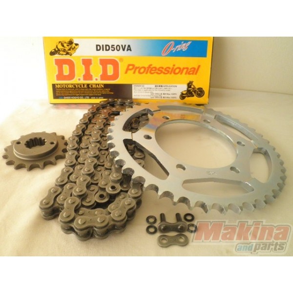 thumbnail image 2 of Blue O-Ring Drive Chain & Sprockets Kit For Suzuki GSF1200 Bandit 1997-2005 – Caltric 2 of 6