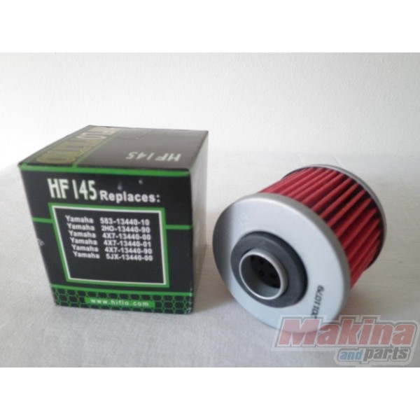 shamofeng 4 PACK Oil Filter Replace HF145&KN145 Fits YAMAHA,Outside Diameter:2.16in 55mm ;Height:2.28in 58mm 
