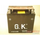 YTX14BS  Battery YTX14-BS Piaggio Beverly-250/400/500