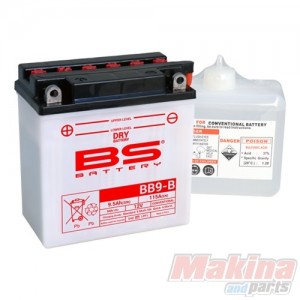 BB9B   BS Battery YB9-B Gillera Runner-125/180 2T