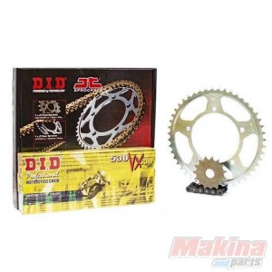 DIDVXGSF650 D.I.D VX Drive Chain Set Suzuki GSF-650 Bandit '05-'06