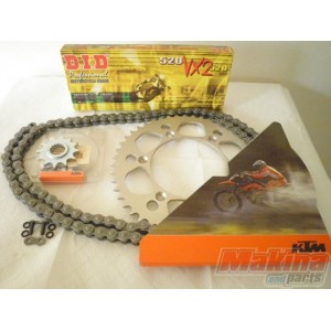 DIDKTM1250  KTM EXC-SX Drive Chain Set D.I.D VX 12-50