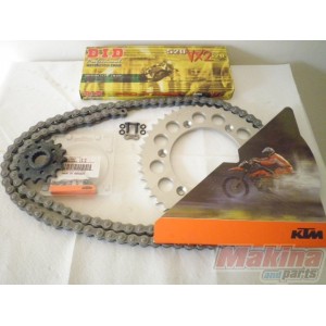 DIDLC41438  KTM LC4 DUKE Drive Chain Set D.I.D VX 14-38