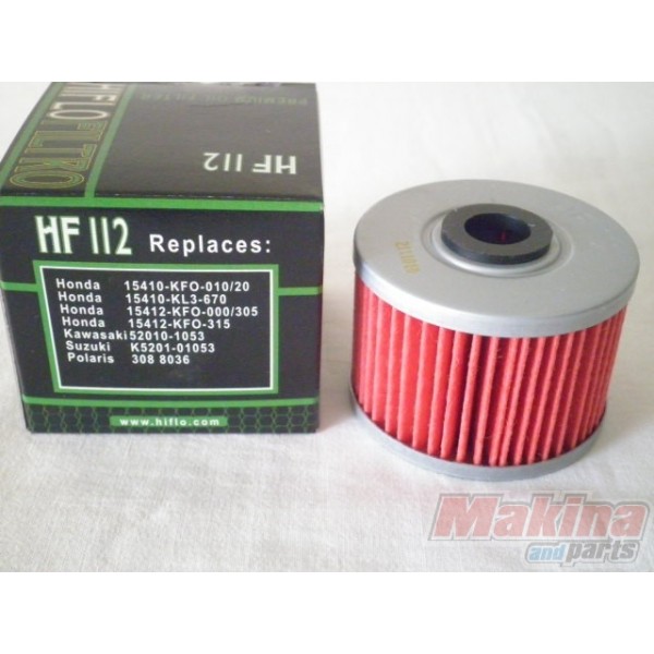 Road Passion Filtro Olio Per Moto – 4 Pezzi, Compatibile Con HONDA AX-1 NX250 XR250L CBX250 E SUZUKI DRZ110, Sostituzione Fram CH6015