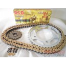 DIDVXVTR1000SP2 D.I.D VX Drive Chain Set Honda VTR-1000 SP '02-'06