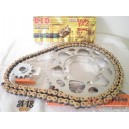 DIDVXGKTM1249  D.I.D VX Gold Drive Chain Set KTM EXC-SX  12-49