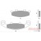 MA129  Front Brake Pads Kawasaki KLE250-500 GPZ900 ZZR1100