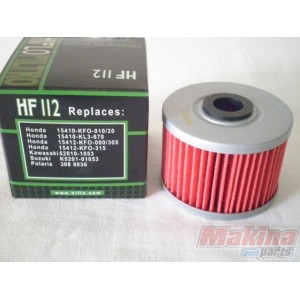 HF112 HIFLOFILTRO / HiFlo Premium Oil Filter Qty 1 