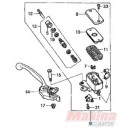 53170MATE01 Μανέτα Φρένου Honda XL-1000V Varadero CBR-1100XX Blackbird