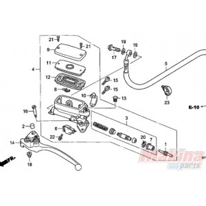 53180MZ1792  Μανέτα Συμπλέκτη Honda CBR-1100XX CBF-1000