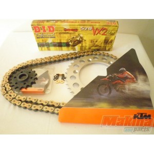 DIDVXGLC41438  D.I.D VX Gold Drive Chain Set KTM LC4 DUKE 14-38