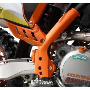 7720309400004 KTM Frame Protection Set Orange SX '11-'15  EXC '12-'15