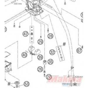 54531623148  Main Jet 148 Keihin KTM EXC-SX