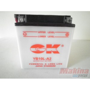 YB10LA2  Μπαταρία YB10L-A2 Suzuki GS-500 GN-250