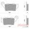 FDB2005 Ferodo Rear Brake Pads Yamaha XT-660