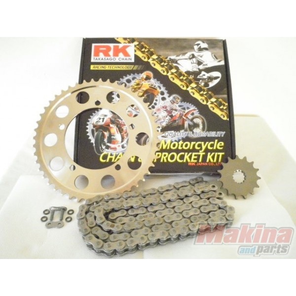 Celox 520 Series Drive Chain & Sprocket Kit For Yamaha XV250 Virago 250 (1989-2008) – Gold
