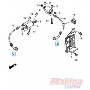 30700MEW922  Μπουζόπιπα Honda XL-700V Transalp 