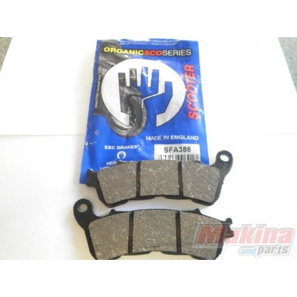 Kit Plaquettes De Frein Avant/arrière Road Passion Pour Honda SH125, SH300, Forza 250/300, Etc. (FA388 & FA415)