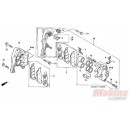 45190MCB611  Caliper Bracket Front Left Honda XL-650V Transalp