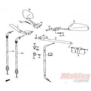 5820018G00  Clutch Cable Suzuki GSXR-1000 '03-'04