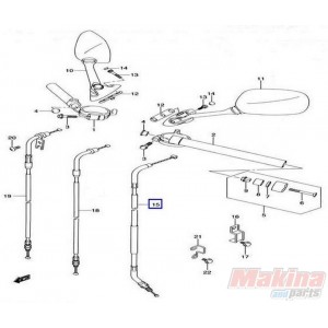 5820029G00  Clutch Cable Suzuki GSXR-600-750 '04-'05