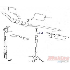 5820029F10  Ντίζα Συμπλέκτη Suzuki DRZ-400S DRZ-400SM 