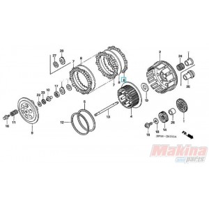 22201HP1670  Δίσκος Συμπλέκτη Φίμπερ Honda TRX-450R 