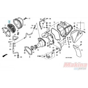 17214MEN670  Βάση Φίλτρου Αέρος Honda CRF-250X-450X 