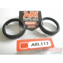 ARI117  Ariete Front Fork Oil Seals Set 48X58.2X8.5/10.5 Kawasaki KX-125-250 KXF-250-450