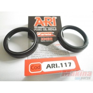 ARI117  Ariete Front Fork Oil Seals Set 48X58.2X8.5/10.5 Kawasaki KX-125-250 KXF-250-450