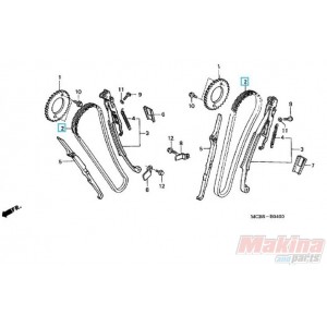 14401MN1671  Camsaft Chain Honda XRV-750 Africa Twin XL-600V Transalp