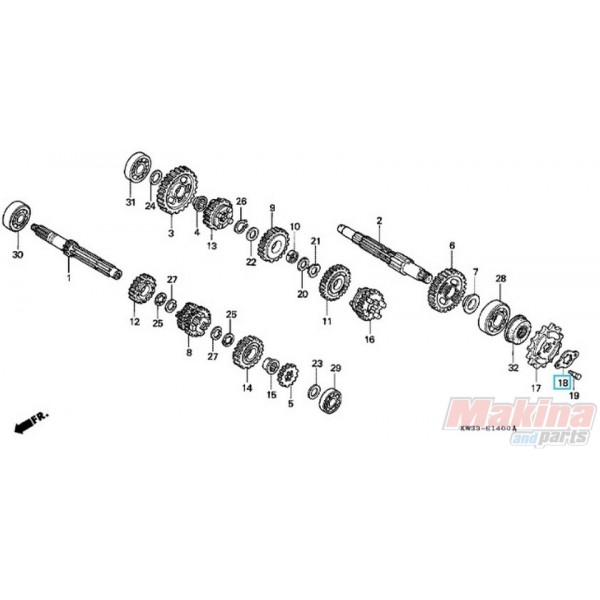 thumbnail image 2 of Stainless Steel Front Sprocket Lock Bolts For Honda ATV - ATC250R, 350X, TRX300EX, 250X & More 2 of 6