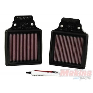 KA1299  K&N Air Filter Set Kawasaki ZX-12R Ninja '00-'06