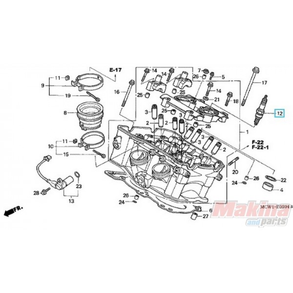 honda vfr 800 spark plugs