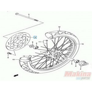 5921116H00  Front Brake Disc Suzuki FL-125 Address