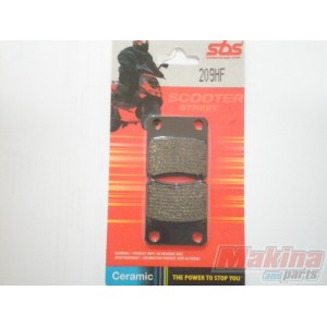 209HF  SBS Parking Brake Pads Honda FJS-600 Silverwing