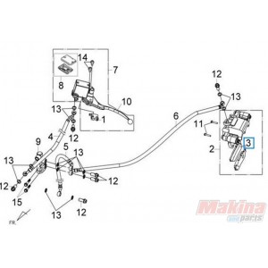 43108L3A000A   Rear Brake Pads Sym GTS-300 EFI F4