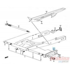 6127317G00  Buffer Chain Touch Defence Suzuki SV-650 '03-'07