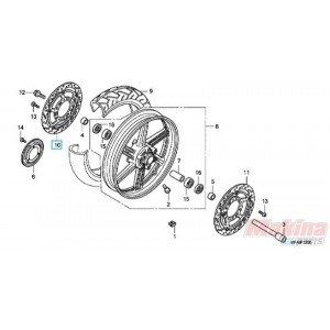 45120MFAD01  Front Right Disk Brake Honda CBF-600-1000 