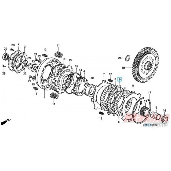 thumbnail image 2 of Drive Chain For Honda C50/C70/C90 Cub (Various Years) - 420 Pitch, 98 Links By Triple S 2 of 13
