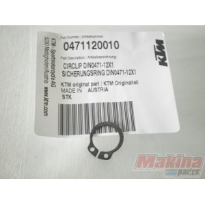 0471120010  Circlip 12X1 KTM LC4 640  ADV-990