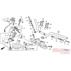 53100MFGD01  Steering Handle CB-600 Hornet '07-'13 