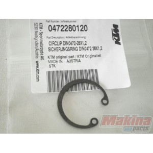 0472280120  Circlip Din0472-28x1,2 KTM LC4 640