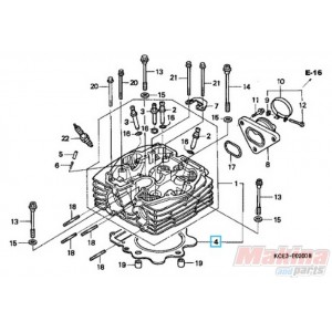 12251KCZ003  Cylinder Head Gasket Honda XR-250 '96-'00